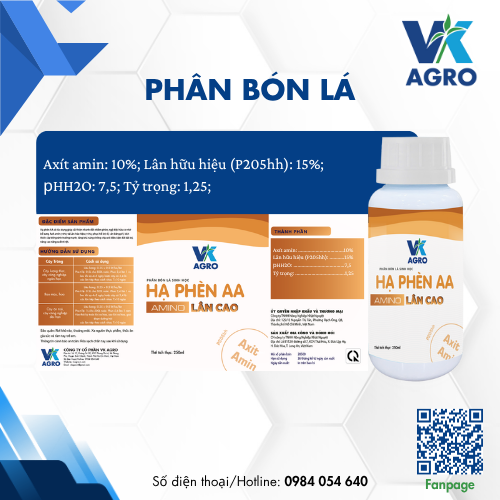 Phân Bón Lá HẠ PHÈN AA